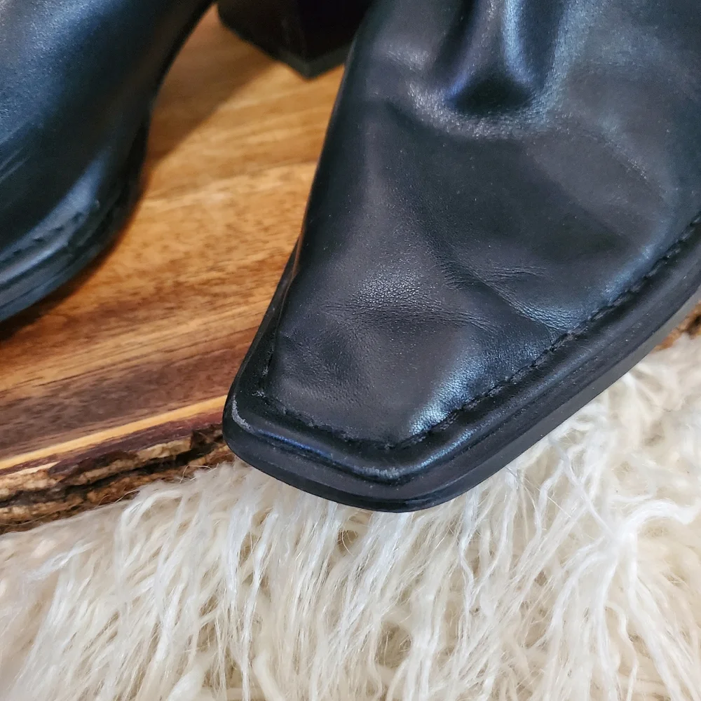 Alexander Wang Black Grain Parker Boots - Picture 9 of 9